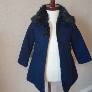 Girls Navy Pea Coat